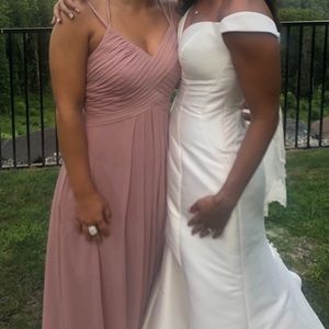 floor length bridesmaid dress